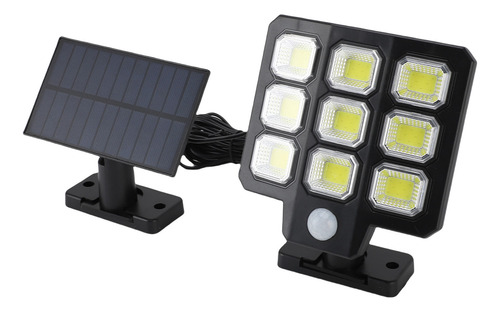 Movimiento Solar Exterior: 240 Led, 3000 Lm, 6500 K, 3 Modos