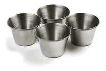 Comprar Vasos Para Salsas Set De 4 Acero Inoxidable Copas Crema