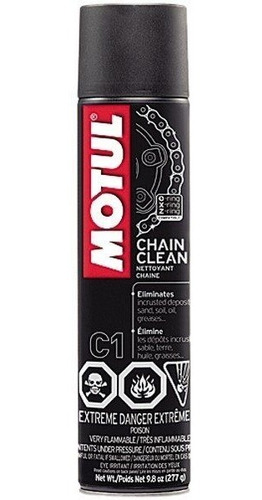 Desengraxante De Corrente Motul Spray Chain Clear C1 400ml