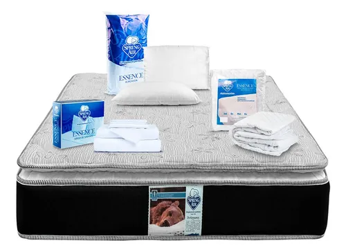comprar Colchón Matrimonial Spring Air Kunis + 3 Blancos Sp