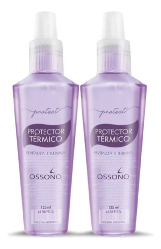 Protector Termico Ossono  Revitaliza Ilumina X 135 Ml Kit X2