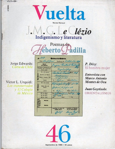 Revista Vuelta - Nro. 46 - Octavio Paz Director (0j)