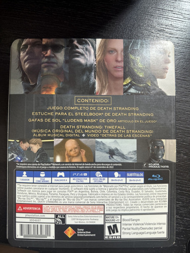 Death Stranding Edición Limitada Steelbook Ps4 Metallica (Usado)