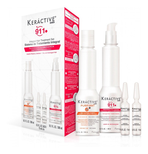 Nutrapel Sistema Integral Keractive 911 Remate Envio Gratis