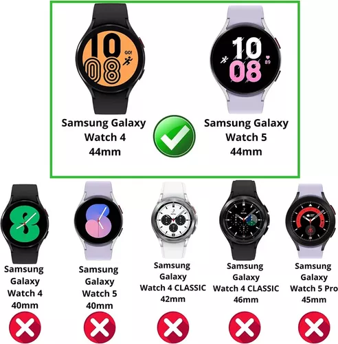 Mica Protector 2 Pzs Para Samsung Galaxy Watch 6 40mm 44mm