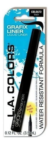 Delineador De Ojos Liquido Grafix Liner Negro - L.a. Colors