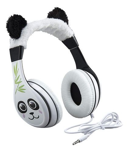 Panda Audífonos Para Niños, Diadema Ajustable, Sonido Esté