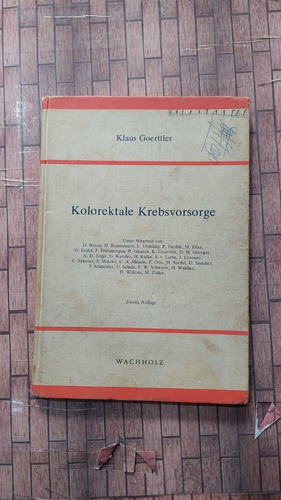 Kolorektale Krebsvorsorge - Klaus Goerttler - Ed Wachholz