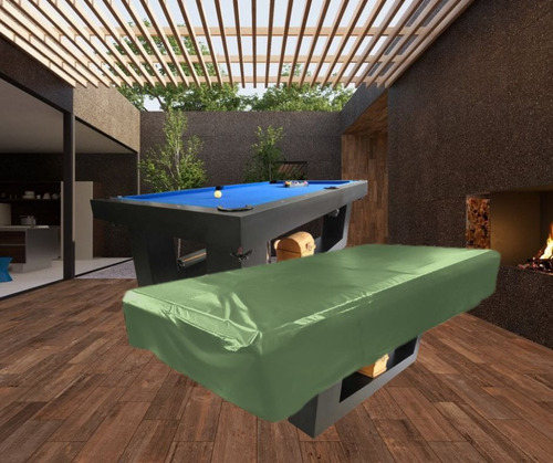 Funda Mediana Para Mesa De Billar, Rms Innova Línea Luxury Paño Verde Musgo