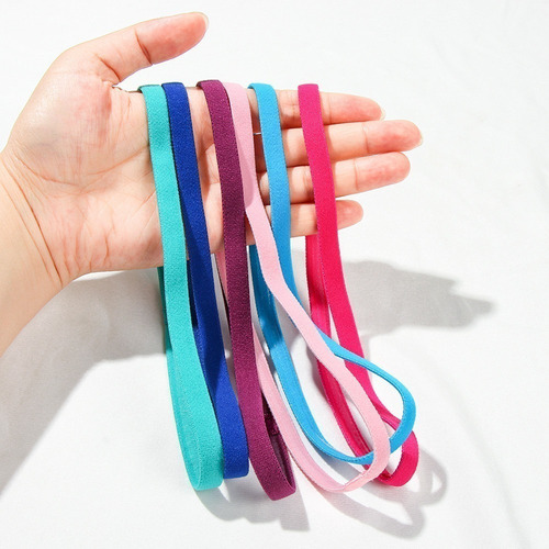 Faixa De Cabelo 12pcs Com Silicone Antiderrapante
