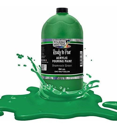 Pintura Dibujo Arte Pouring Masters Pintura Acrílica Verde T