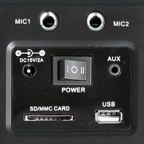 Parlante Portatil Bluetooth 800w Crown Mustang Djs-650bt