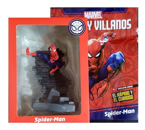 Coleccion Héroes Y Villanos Marvel + Figura - N° 1 Spiderman