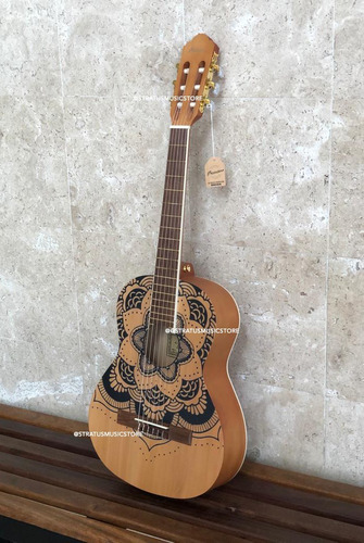 Guitarra Clasica Acustica Mandala 36 + Funda Y Afinador