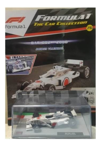 Auto Coleccion Formula 1 Bar 002 2000 Jacques Villeneuve