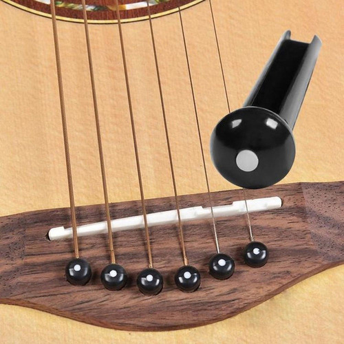 Sh Juego De Pines Guitar Bridge Pins For Guitarra, Kit Dle