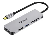Comprar Adaptador Hub Qgeem 5 In 1 Usbc To Hdmi 4k Usb 3.0 Sd\u002Ftf 