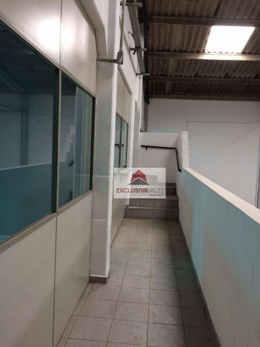 Galpão Para Alugar, 710 M² Por R$ 9.000/mês - Chácaras Reunidas - São José Dos Campos/sp - Ga0010