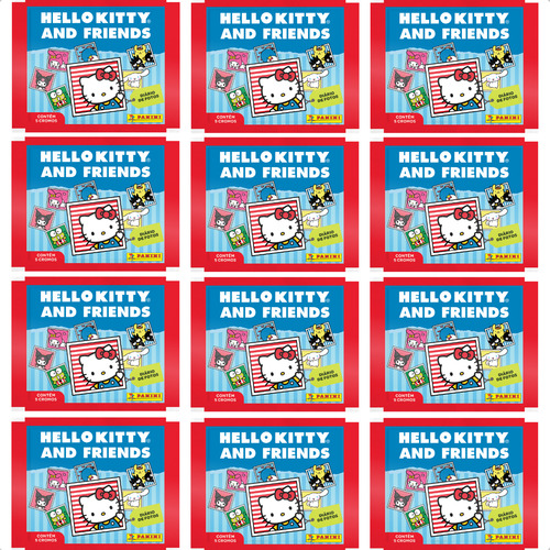 Kit 100 Figurinhas Hello Kitty And Friends (20 Envelopes)