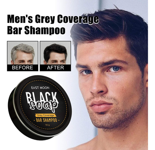 Champú Hair Men Bar Para Oscurecer El Cabello, Barra De Jabó