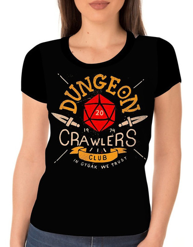 Camiseta Camisa Feminina Dados De Rpg Jogo Tabuleiro Geek 1