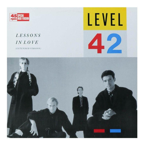 Level 42 - Lesson In Love 12 Maxi Single Vinilo Usado