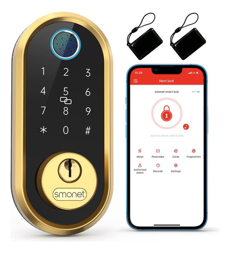 Smart Lock Smonet Teclado Bluetooth De Entrada Sin Llave Sma