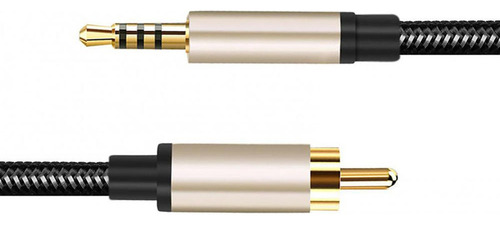 L Jack De 3,5 Mm A Rca Macho Nylon Trenzado For 1m