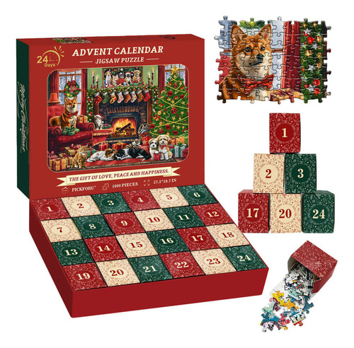 Nuevo Calendario De Adviento P, Rompecabezas Navideños For