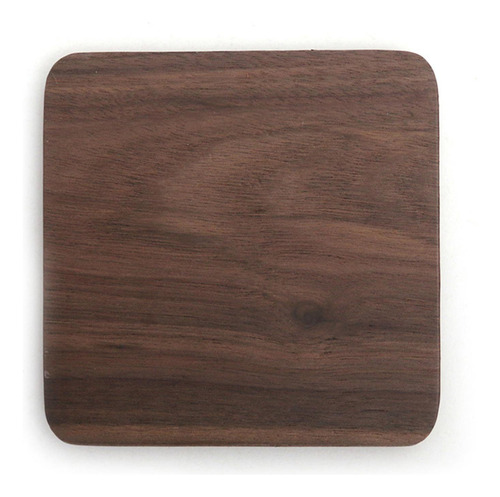 Juego De 6 Posavasos Con Posavasos De Mesa Para Nogal Negro