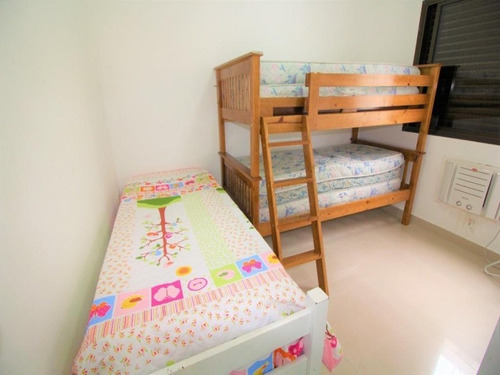 Imagem 9 de 17 de Guarujá Pitangueiras Flat 2 Dormitórios Ar Condicionado Piscina Lazer Completo Manobrista Serviço De Praia Portaria 24 Horas - Fl0011 - 34708972