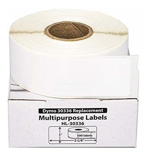 Etiqueta - Compatible Dymo 30336 Multipurpose Labels (1  X 2