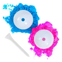 Comprar Pelotas De Golf De Revelación De Género, Una Rosa, Una Azul + Playera De Madera Incluida, El Mejor Para Futuros Padres, Pelotas De Golf Con Putters De Polvo O Perlas Para Decoración De Género