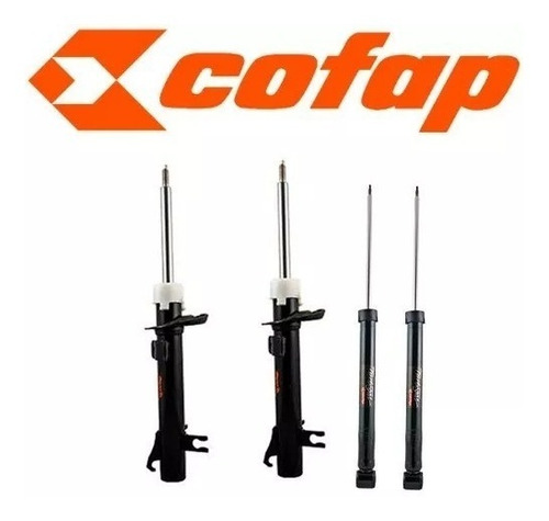 Kit 4 Amortecedor Ford Fiesta 2008 2009 Original Cofap Novos