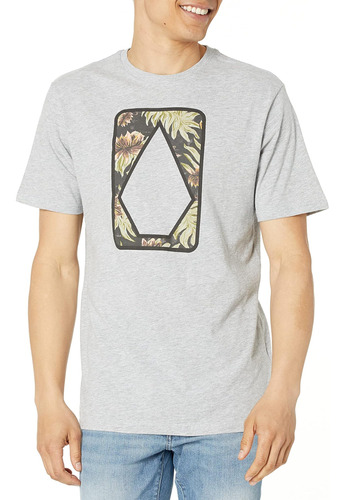 Volcom Camiseta De Manga Corta Regular Elevator Para Hombre,