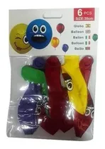Comprar Bomba X 6 Carita  Decoración Fiestas 08870 Piñateria