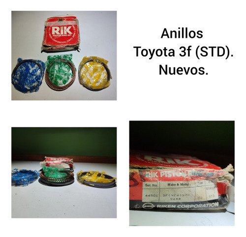 Anillos Toyota 3f Std