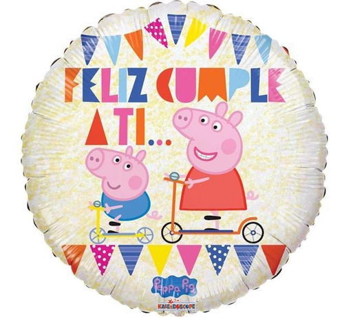 Globo De Peppa Pig Feliz Cumple A Ti