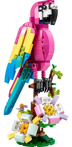 Lego Creator (31144) Loro Rosa Exótico Cantidad De Piezas 253