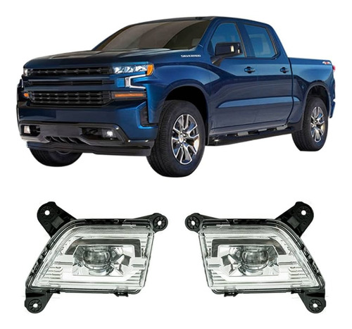 Kit Neblinero Led Chevrolet Silverado 2019 - 2020