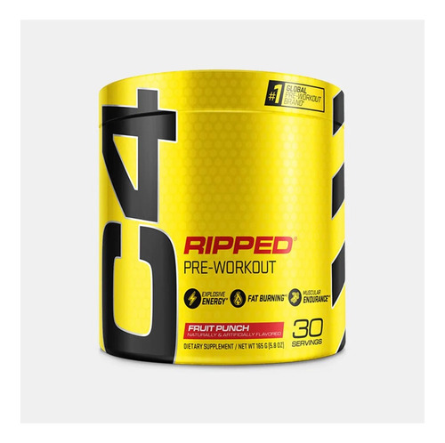 C4 Ripped Pre Entreno+quemador - Unidad a $129900