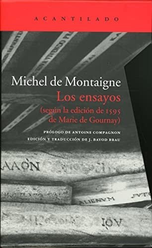 Libro Los Ensayos. Nva Edicion  De Montaigne Michel De