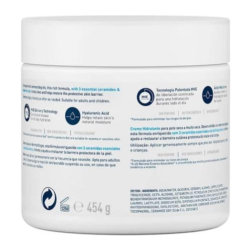 Imagen 2 de 11 de Cerave Crema Hidratante Corporal 473ml