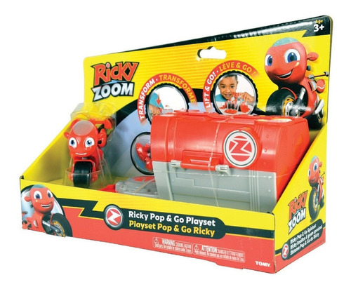 Playset Garage Transformable Ricky Zoom Dj Pop Go Tor T20030