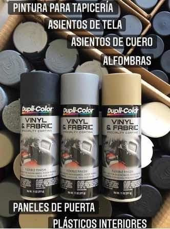 Imagen 6 de 6 de Pintura Duplicolor Gris Claro Tapicería, Tableros, Asientos