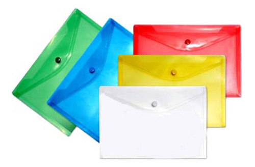 Sobre Con Broche Tamaño Carta Horizontal Folder Plástico Ofi