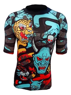 Rashguard Remera Lycra Mma Jiu Jitsu Nogi Bjj Submission