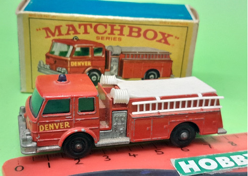 Matchbox England 29 Camion Mack Bomberos C/caja De 1966