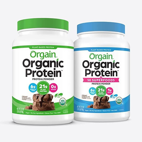 Paquete Orgain - Proteína De Chocolate En Polvo Y Proteína