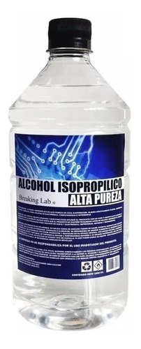 Kit Limpieza De Alcohol Isopropilico 1 Litro Maxima Pureza